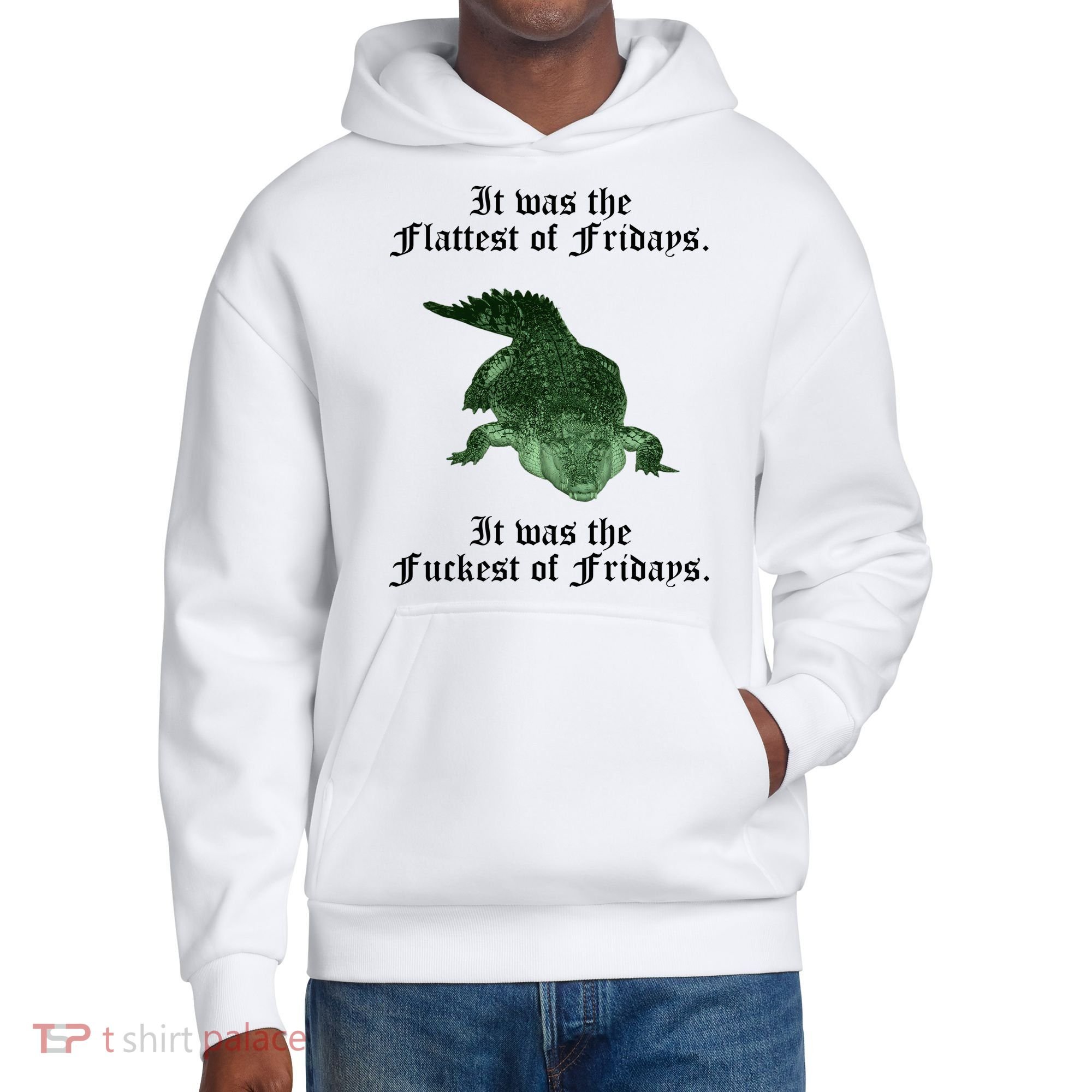 Gator Flat Fuck Friday's Funny District V.I.T. Heavyweight Hoodie