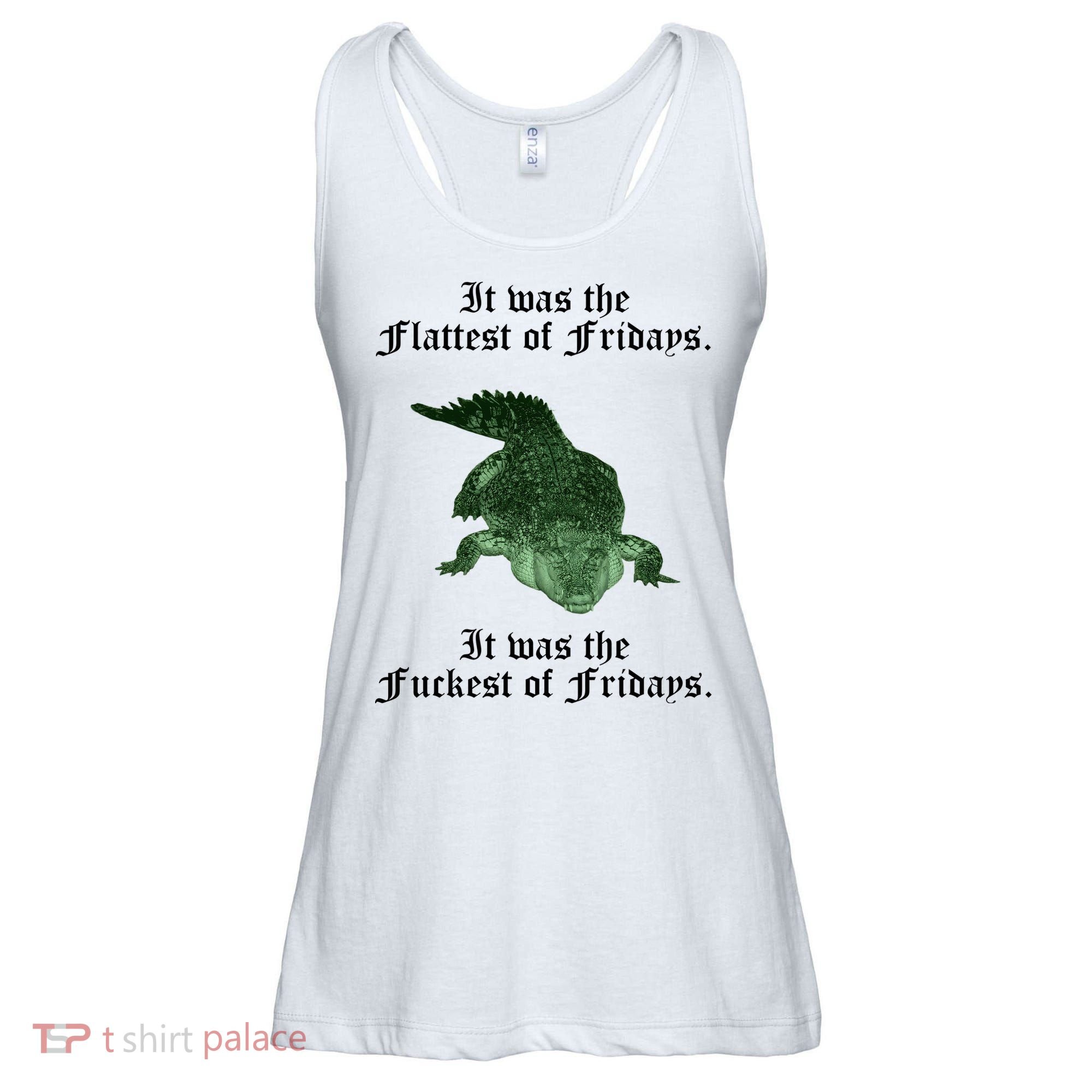 Gator Flat Fuck Friday's Funny Ladies Essential Flowy Tank
