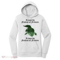 Gator Flat Fuck Friday's Funny Women's Hoodie thumb 0