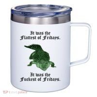 Gator Flat Fuck Friday's Funny 12oz Stainless Steel Coffee Mug thumb 0
