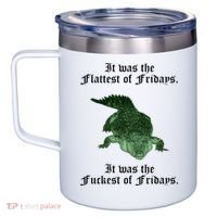Gator Flat Fuck Friday's Funny 12oz Stainless Steel Coffee Mug thumb 2