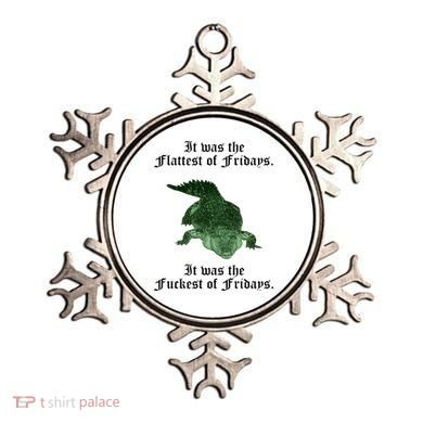 Gator Flat Fuck Friday's Funny Ornament