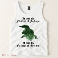 Gator Flat Fuck Friday's Funny Tank Top thumb 2