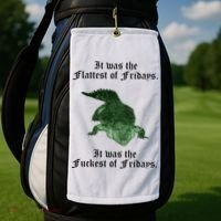 Gator Flat Fuck Friday's Funny Golf Towel thumb 2