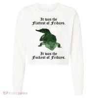 Gator Flat Fuck Friday's Funny Cropped Pullover Crew thumb 0