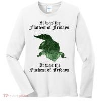 Gator Flat Fuck Friday's Funny Women's Long Sleeve Shirt thumb 0