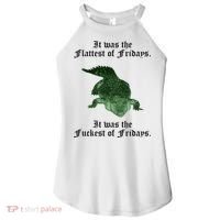 Gator Flat Fuck Friday's Funny Women's Perfect Tri Rocker Tank thumb 0