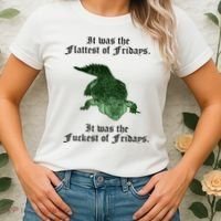 Gator Flat Fuck Friday's Funny Women's T-Shirt thumb 2