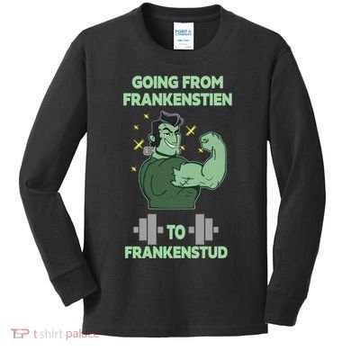Going From Frankenstein To Frankenstud Kids Long Sleeve Shirt