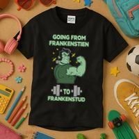 Going From Frankenstein To Frankenstud Kids T-Shirt thumb 3