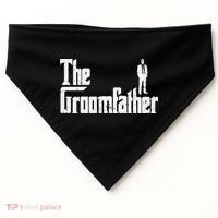 Groom Father Funny Wedding Party Rehearsal Dinner Dad Gift USA-Made Doggie Bandana thumb 0