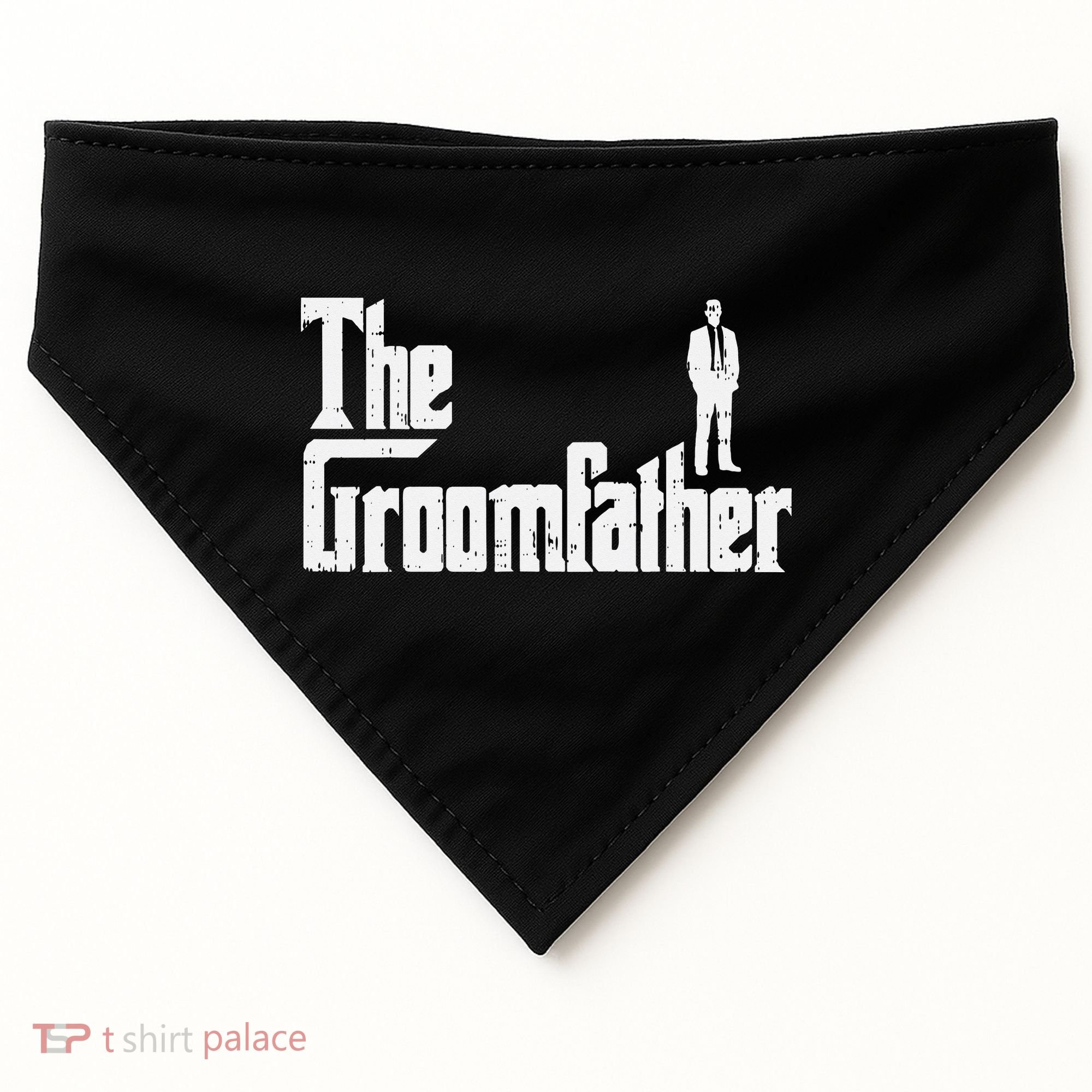 Groom Father Funny Wedding Party Rehearsal Dinner Dad Gift USA-Made Doggie Bandana