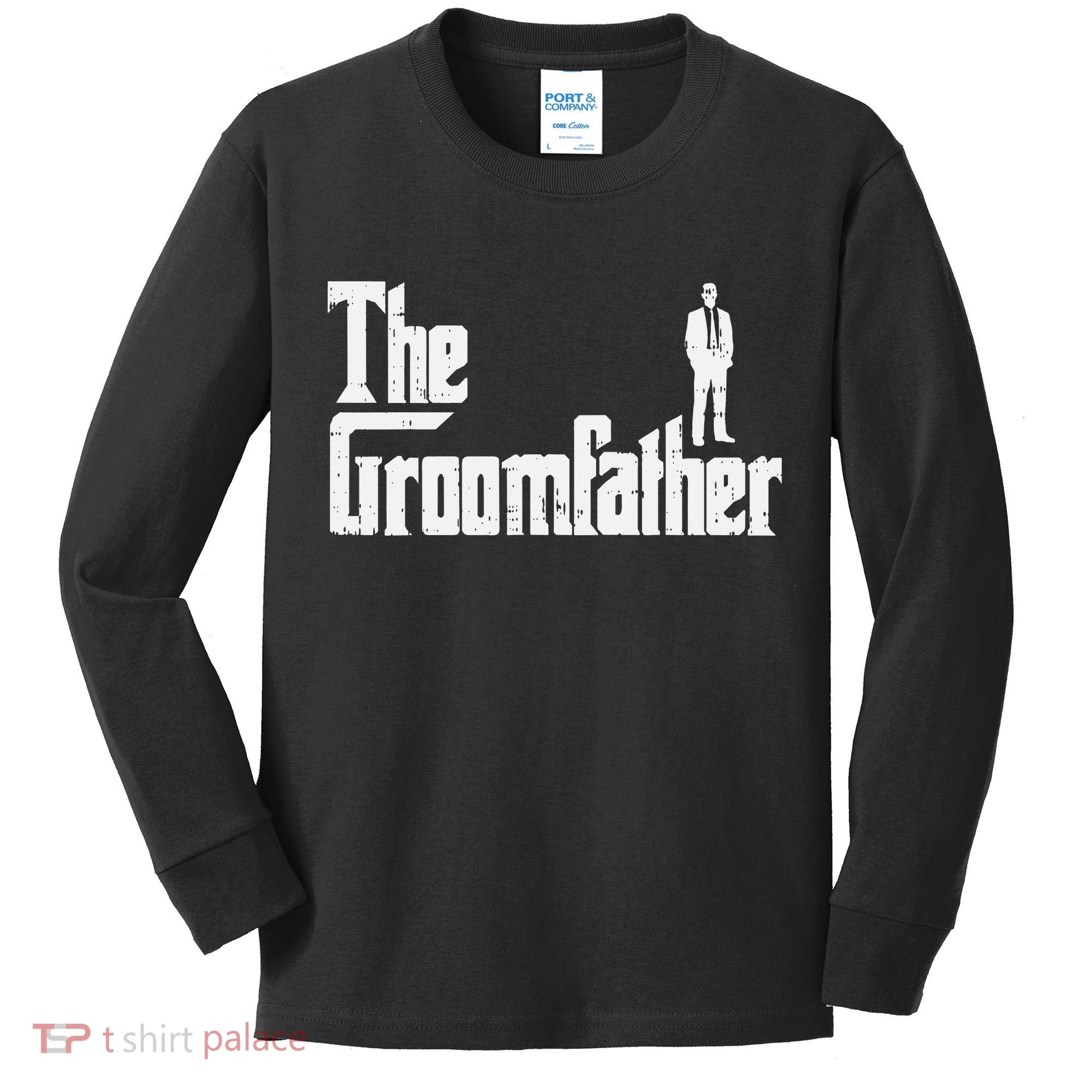 Groom Father Funny Wedding Party Rehearsal Dinner Dad Gift Kids Long Sleeve Shirt