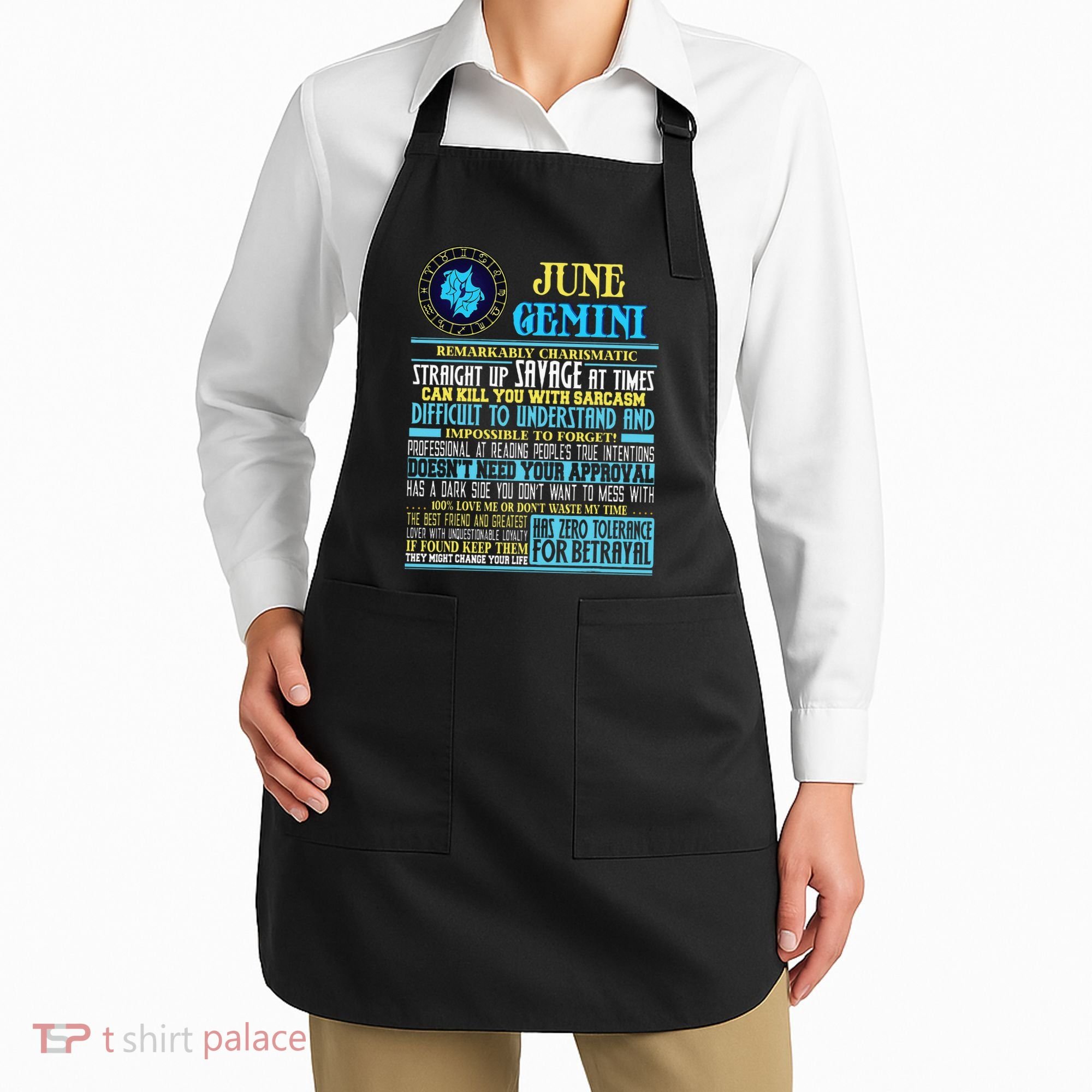 Gemini Facts Funny June Gemini Birthday Gif Apron