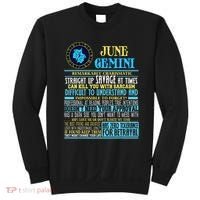 Gemini Facts Funny June Gemini Birthday Gif Sweatshirt thumb 0