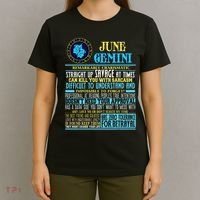 Gemini Facts Funny June Gemini Birthday Gif T-Shirt thumb 4
