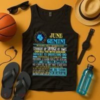 Gemini Facts Funny June Gemini Birthday Gif Tank Top thumb 4