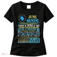 Gemini Facts Funny June Gemini Birthday Gif Women's T-Shirt thumb 0