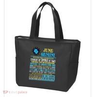 Gemini Facts Funny June Gemini Birthday Gif Tote Bag thumb 3
