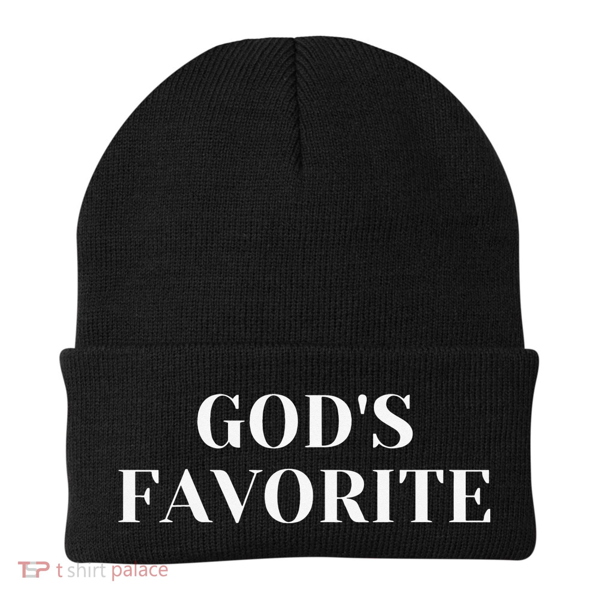 God's Favorite funny saying quotes Beanie