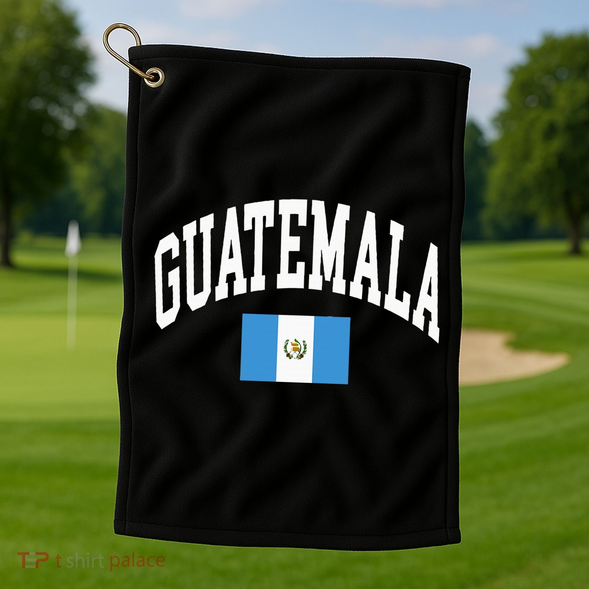 Guatemala Flag Golf Towel