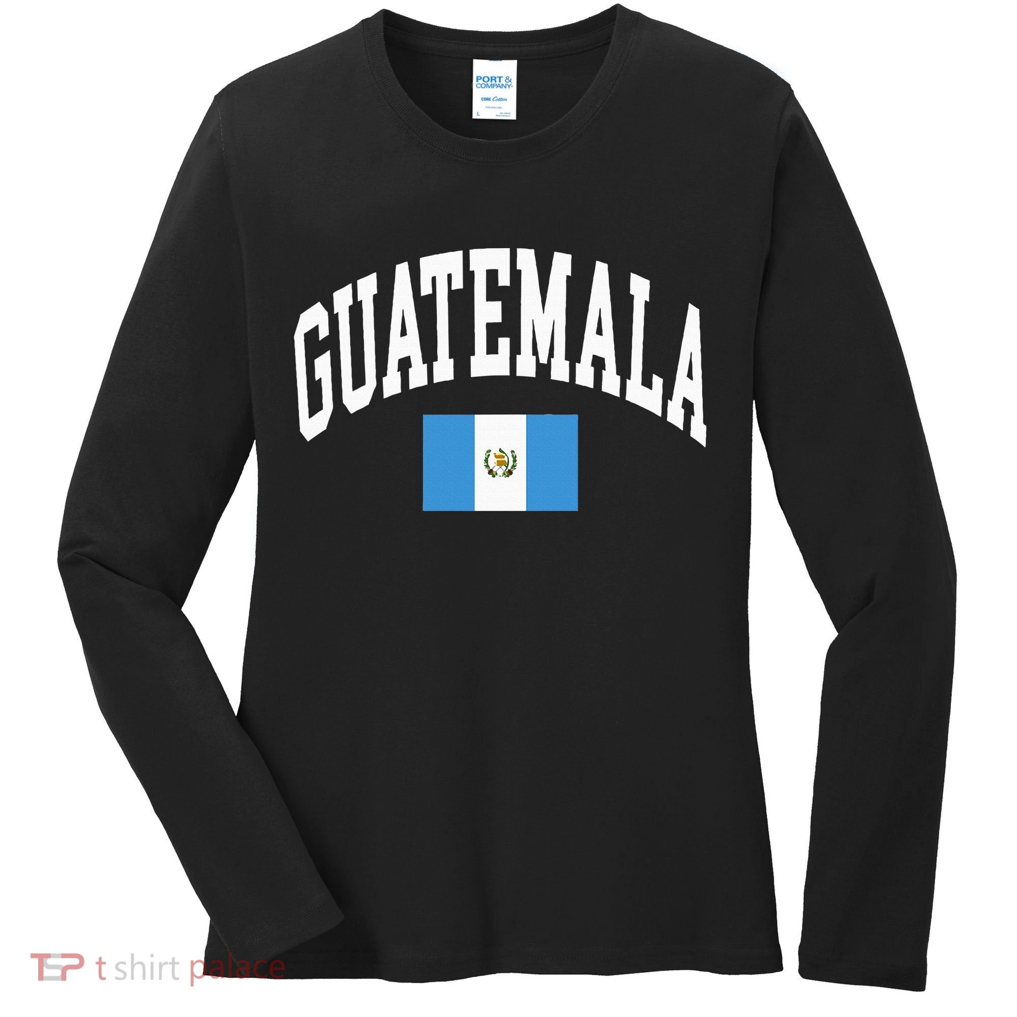 Guatemala Flag Women's Long Sleeve Shirt