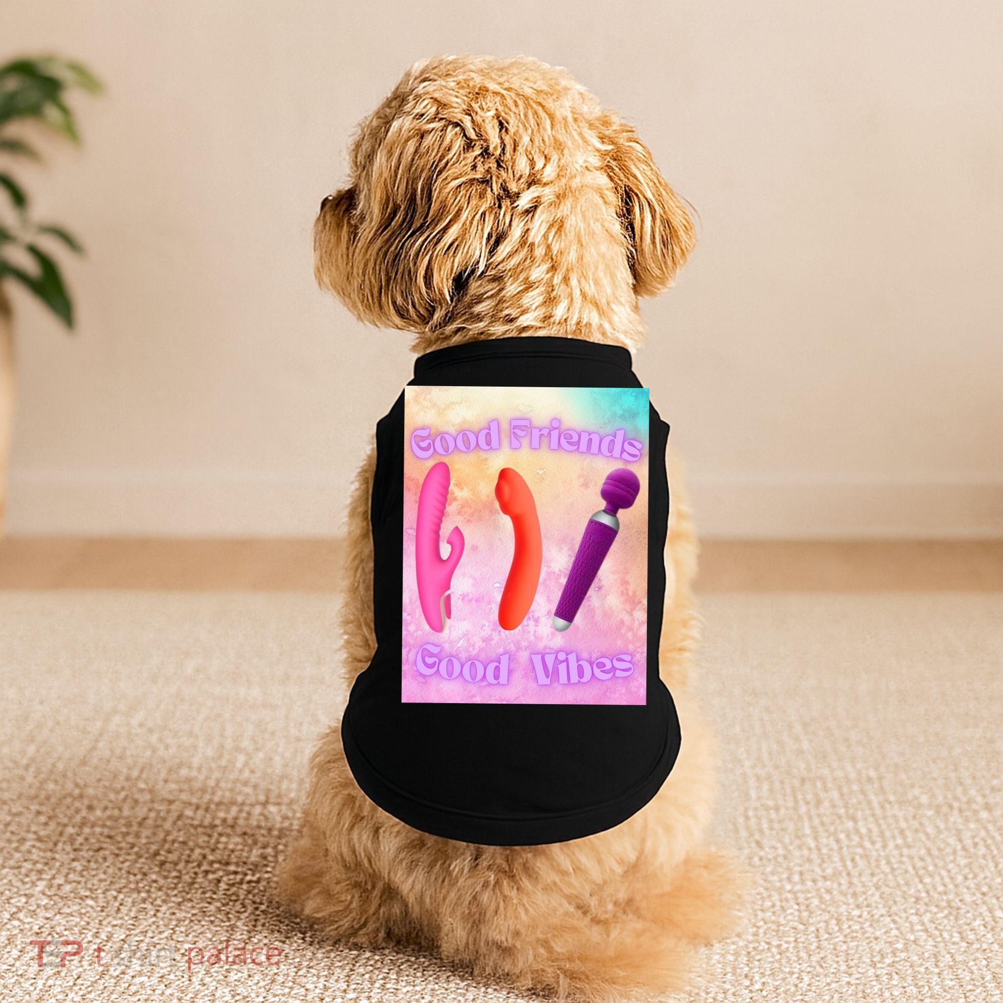 Good Friends Good Vibes Doggie Tank