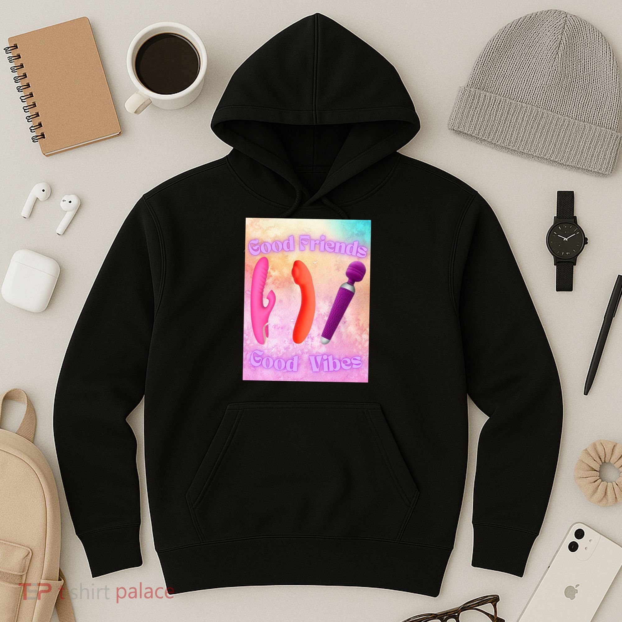 Good Friends Good Vibes Hoodie