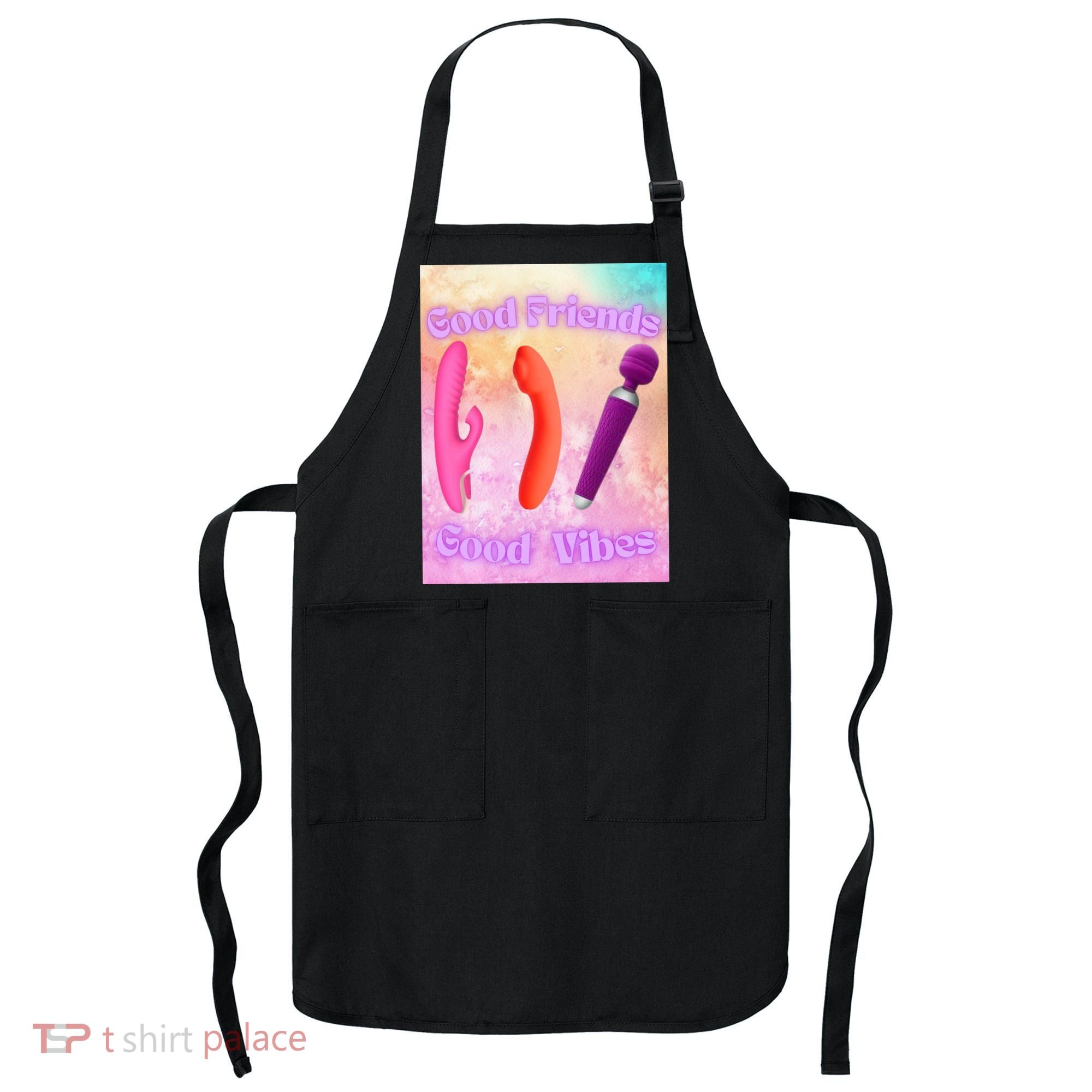 Good Friends Good Vibes Apron