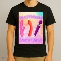 Good Friends Good Vibes T-Shirt thumb 3