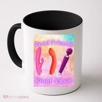 Good Friends Good Vibes Coffee Mug thumb 0