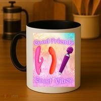 Good Friends Good Vibes Coffee Mug thumb 4