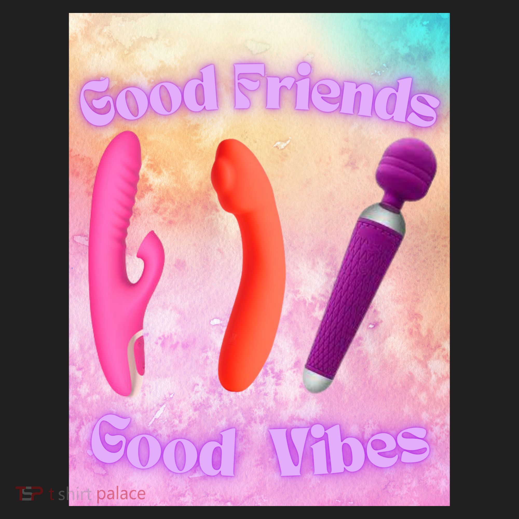 Good Friends Good Vibes Beanie