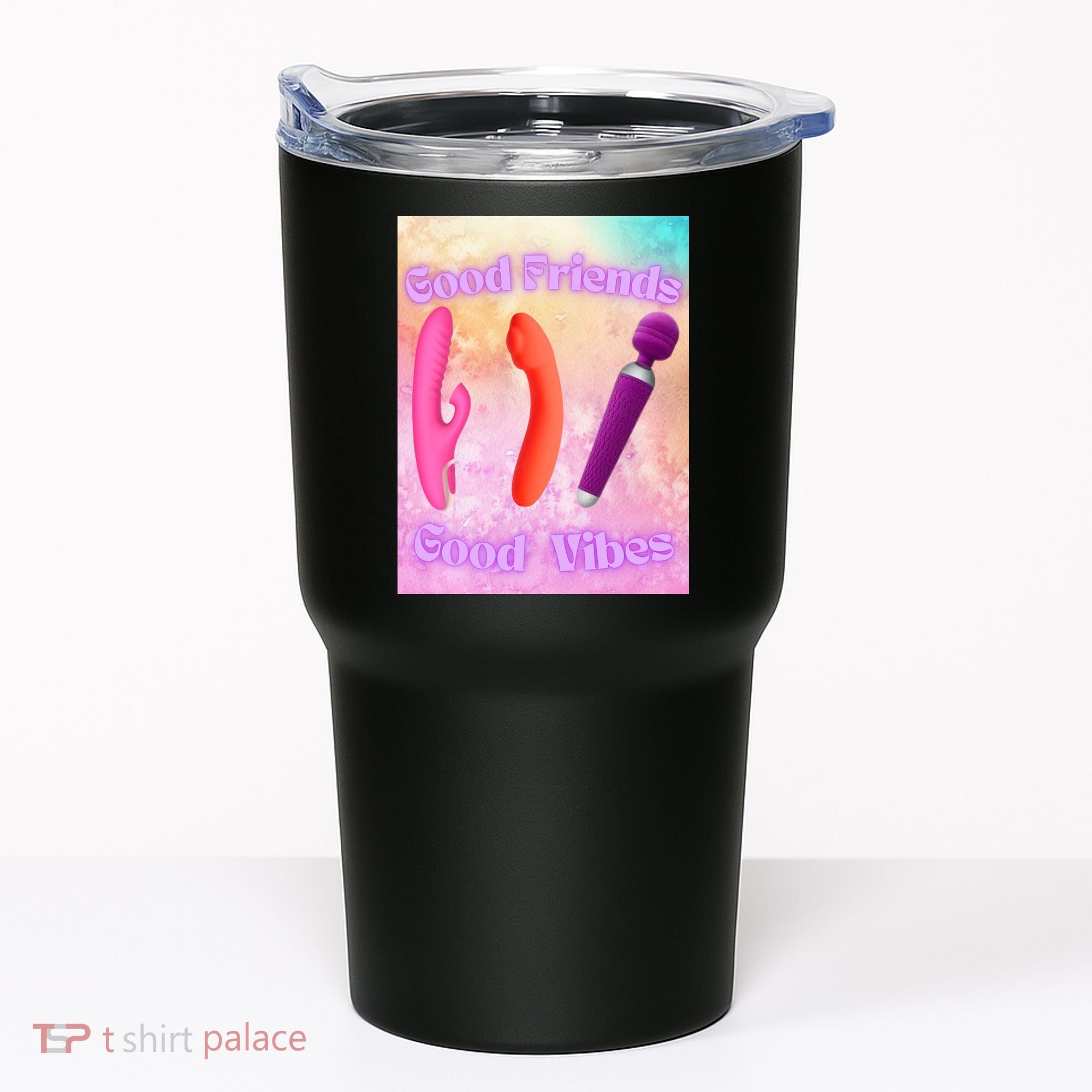 Good Friends Good Vibes Tumbler