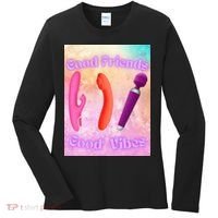 Good Friends Good Vibes Women's Long Sleeve Shirt thumb 0