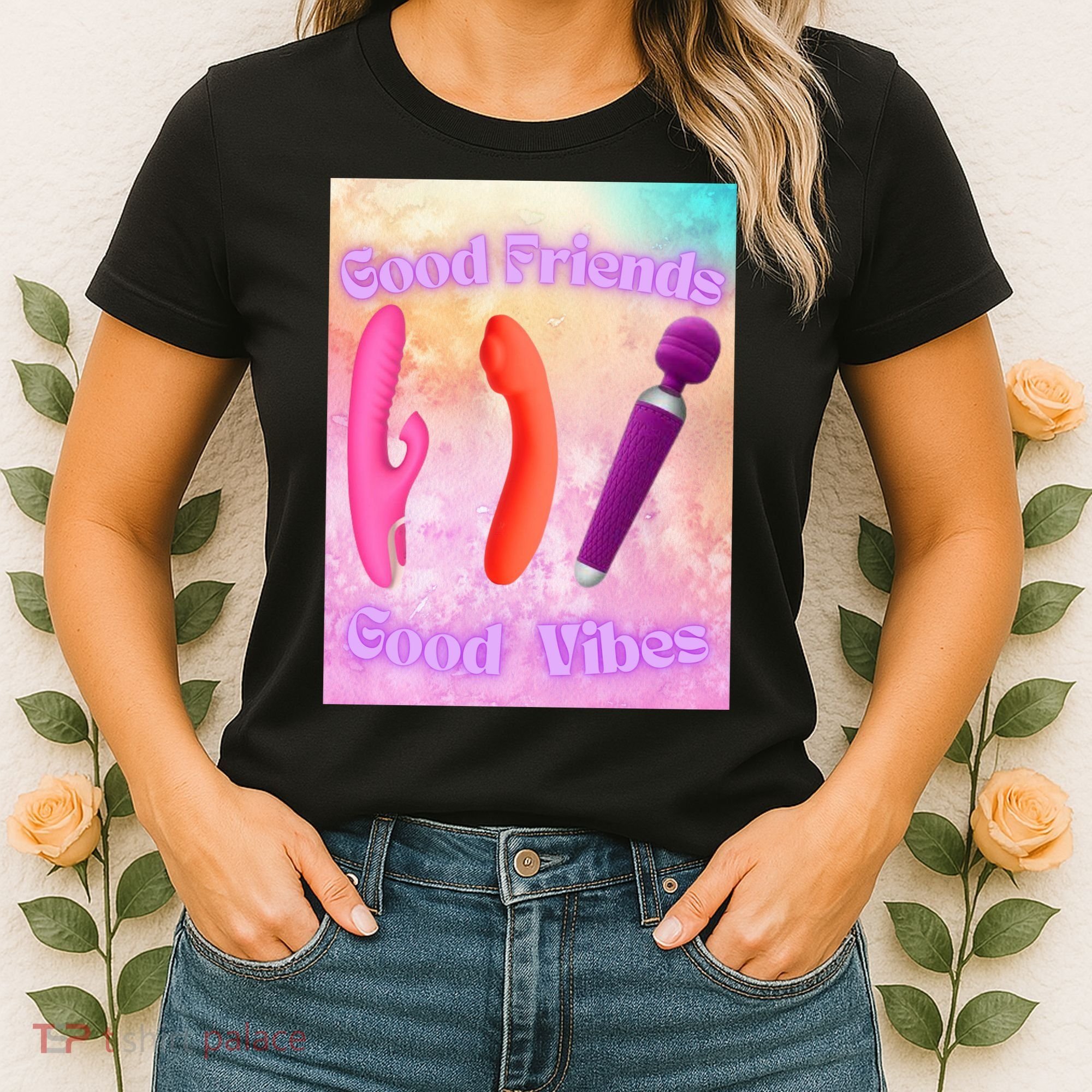 Good Friends Good Vibes Women's T-Shirt