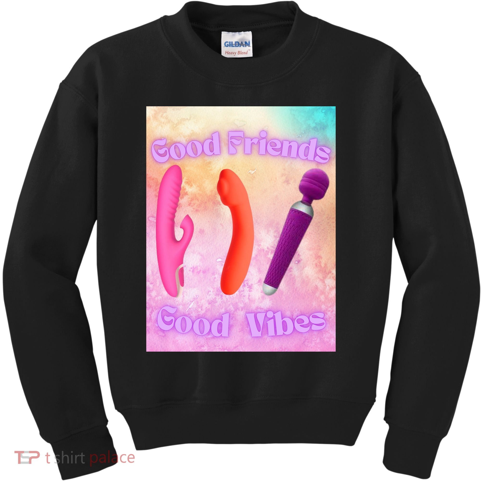 Good Friends Good Vibes Kids Sweatshirt