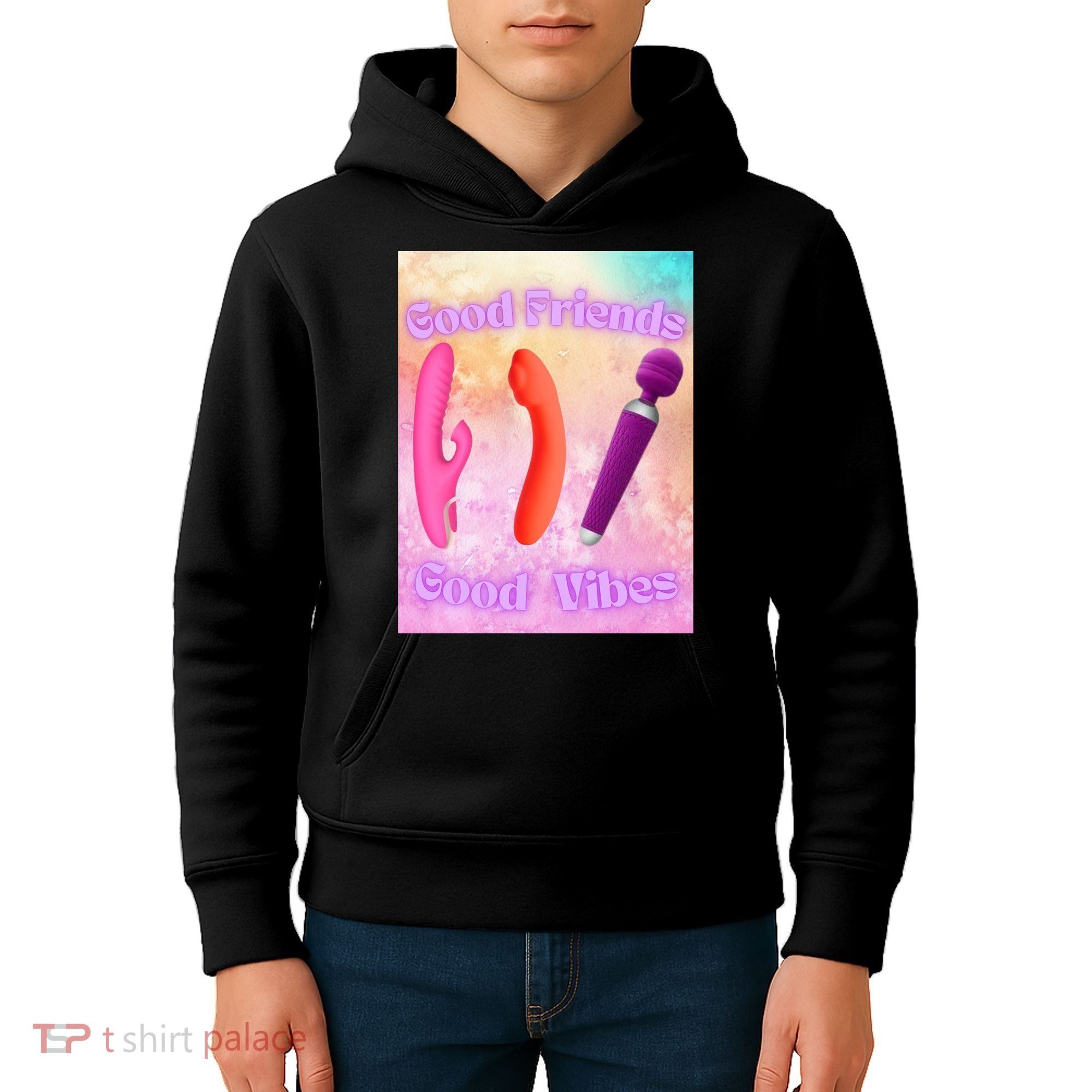 Good Friends Good Vibes Kids Hoodie
