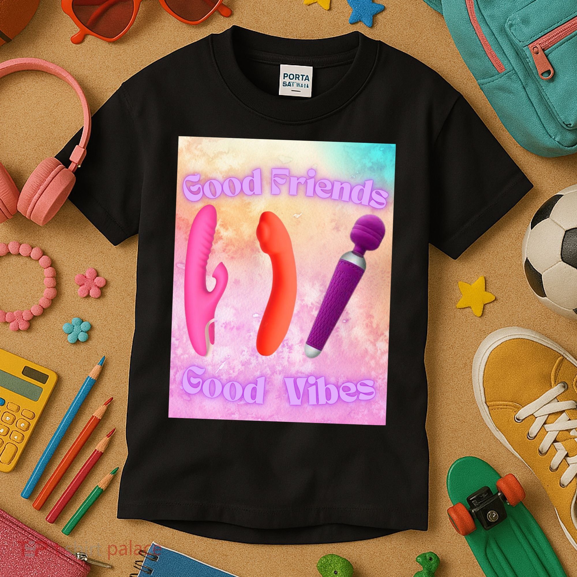 Good Friends Good Vibes Kids T-Shirt