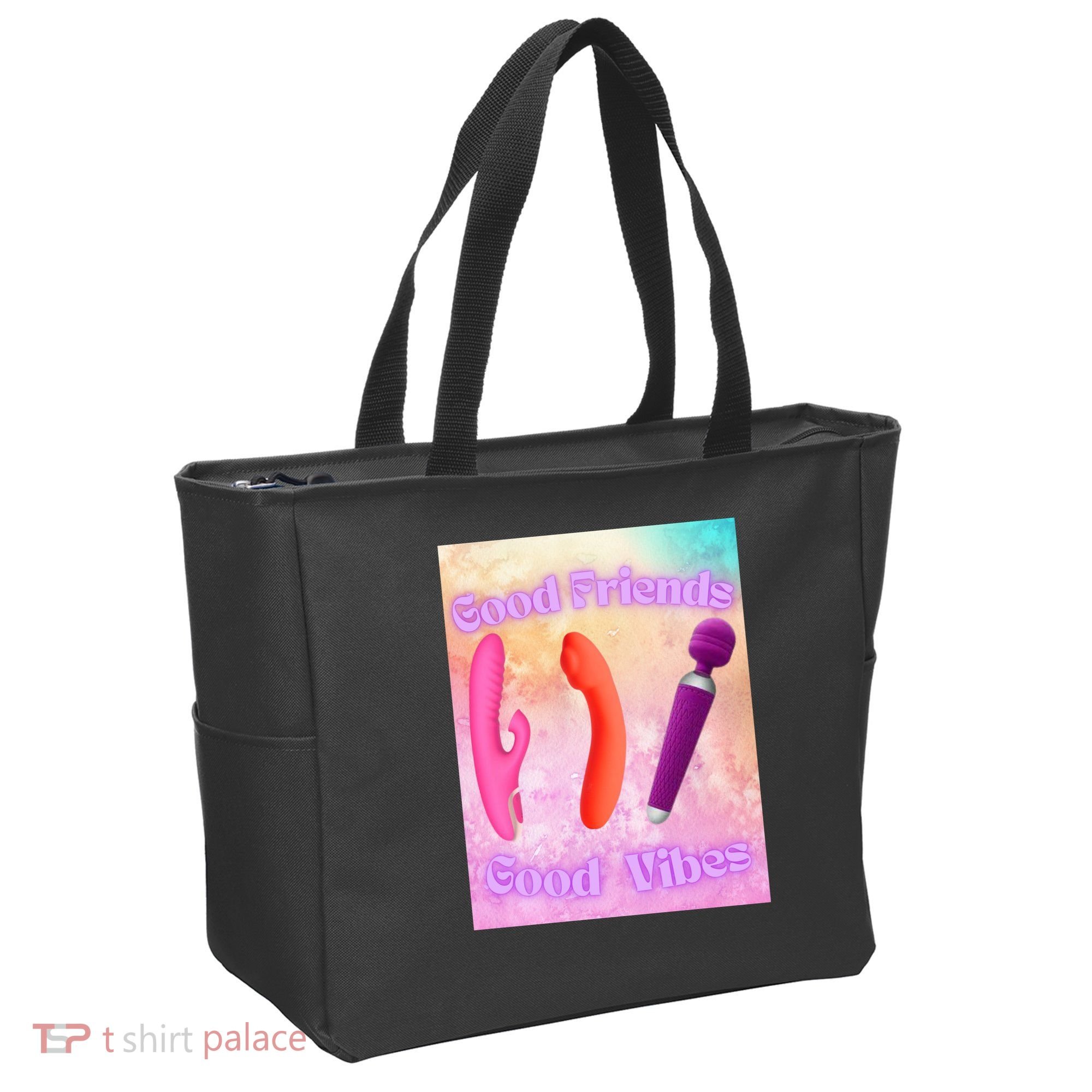 Good Friends Good Vibes Tote Bag
