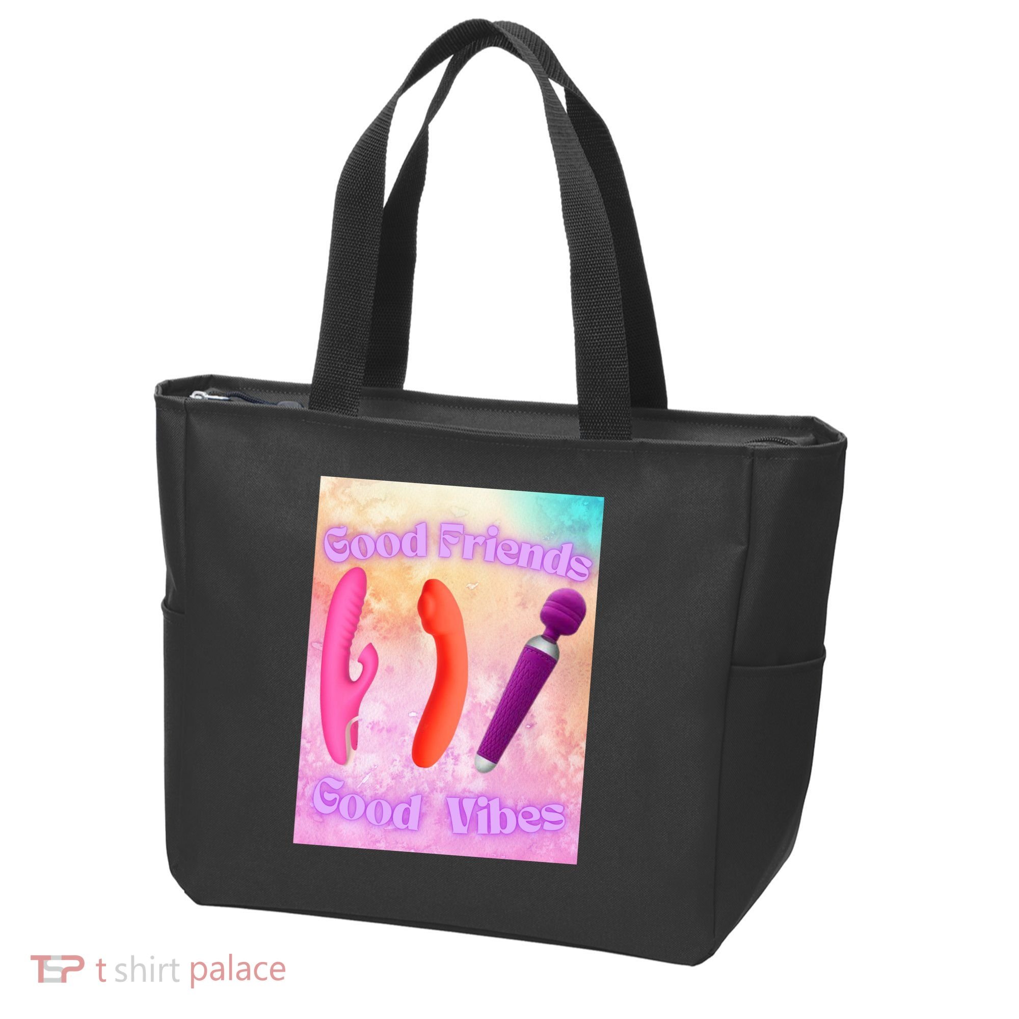 Good Friends Good Vibes Tote Bag