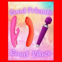 Good Friends Good Vibes Santa Hat thumb 1
