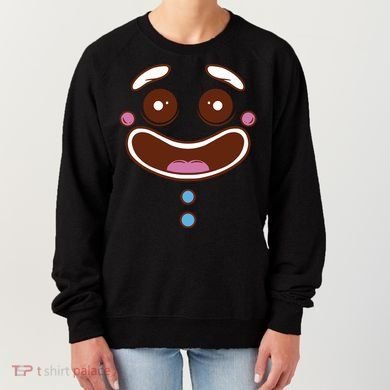 Gingerbread Face Women's Sweatshirt