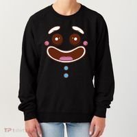 Gingerbread Face Women's Sweatshirt thumb 0