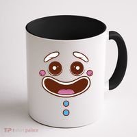 Gingerbread Face Coffee Mug thumb 1