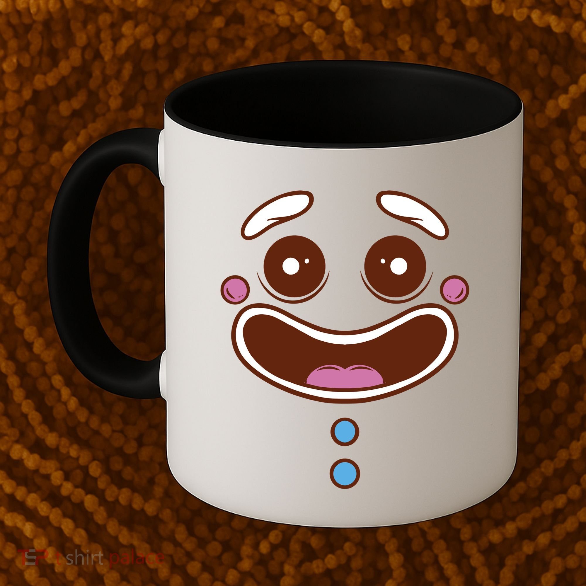 Gingerbread Face Coffee Mug