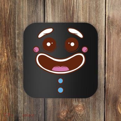 Gingerbread Face Coaster