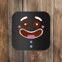 Gingerbread Face Coaster thumb 0