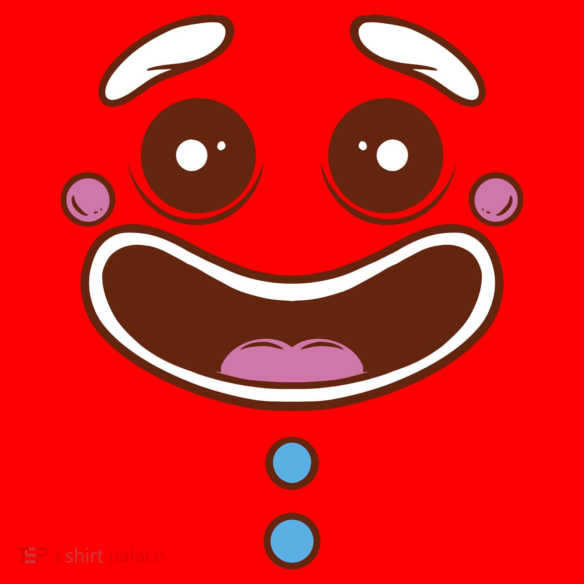 Gingerbread Face Santa Hat