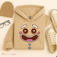 Gingerbread Face Hoodie thumb 4